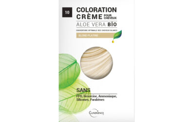 2 Nouvelles nuances dans notre gamme de colorations à L’aloe vera bio.