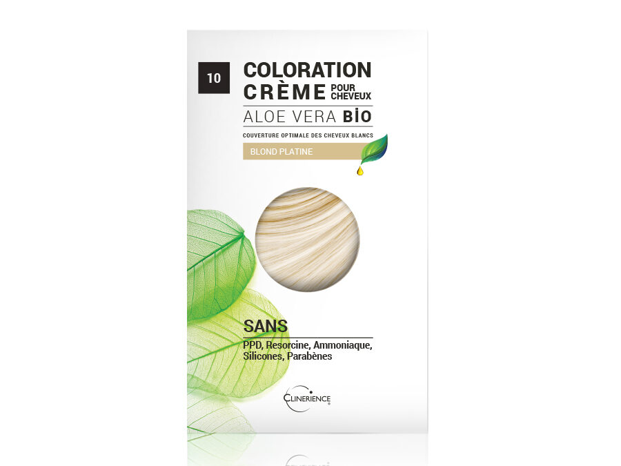 2 Nouvelles nuances dans notre gamme de colorations à L’aloe vera bio.