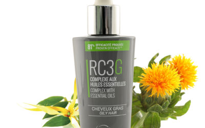 Efficacité prouvée contre les cheveux gras avec le RC3G